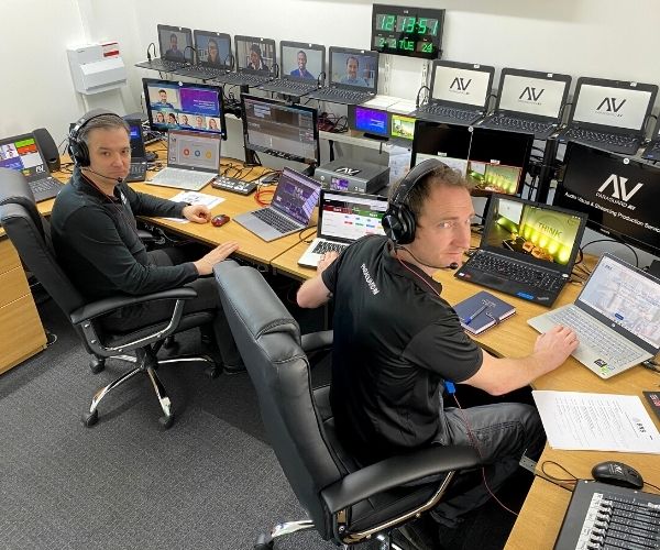 Hybrid and virtual event production in London