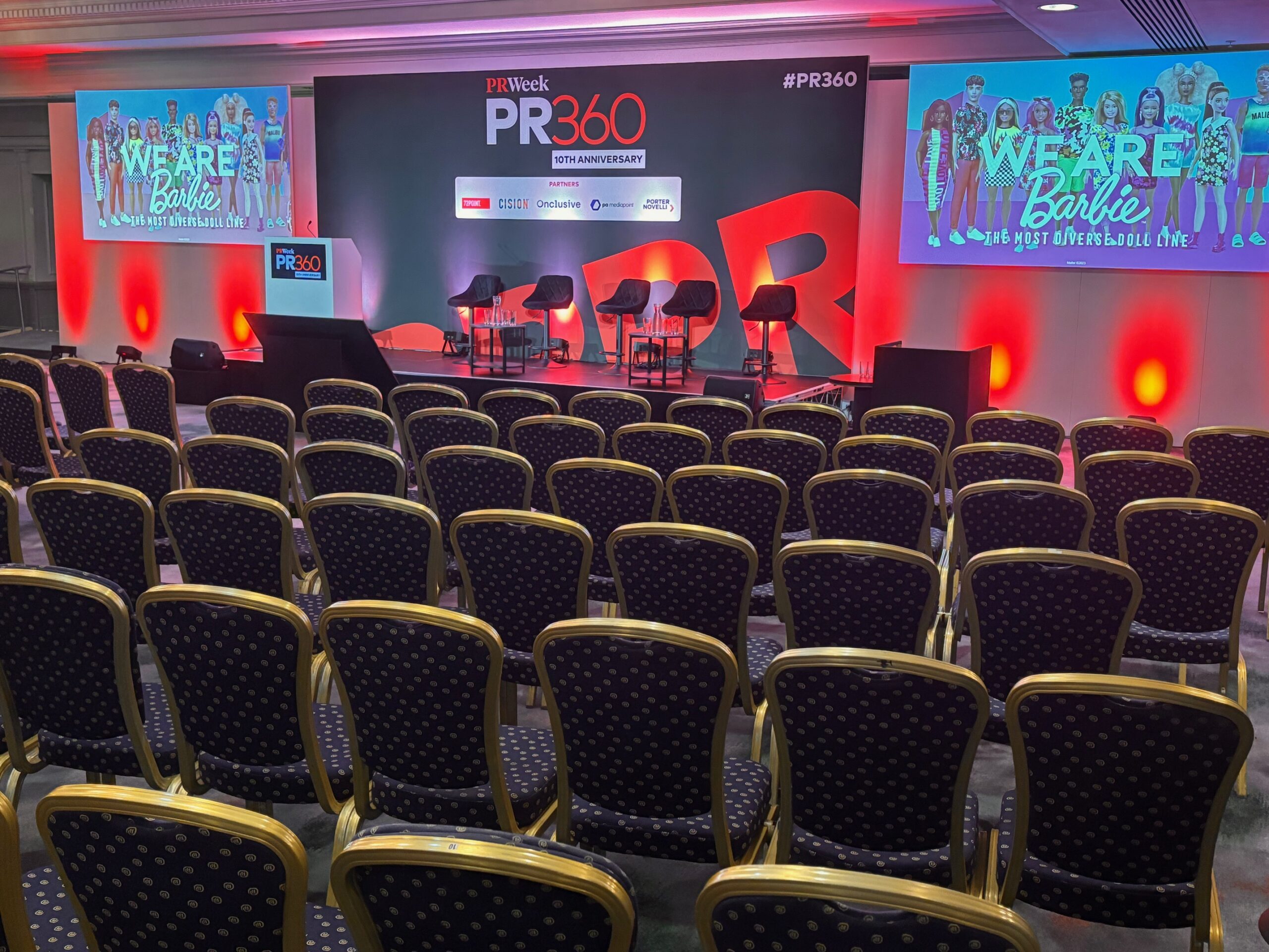 Live Events AV Setup by Paraguard AV for PR 360