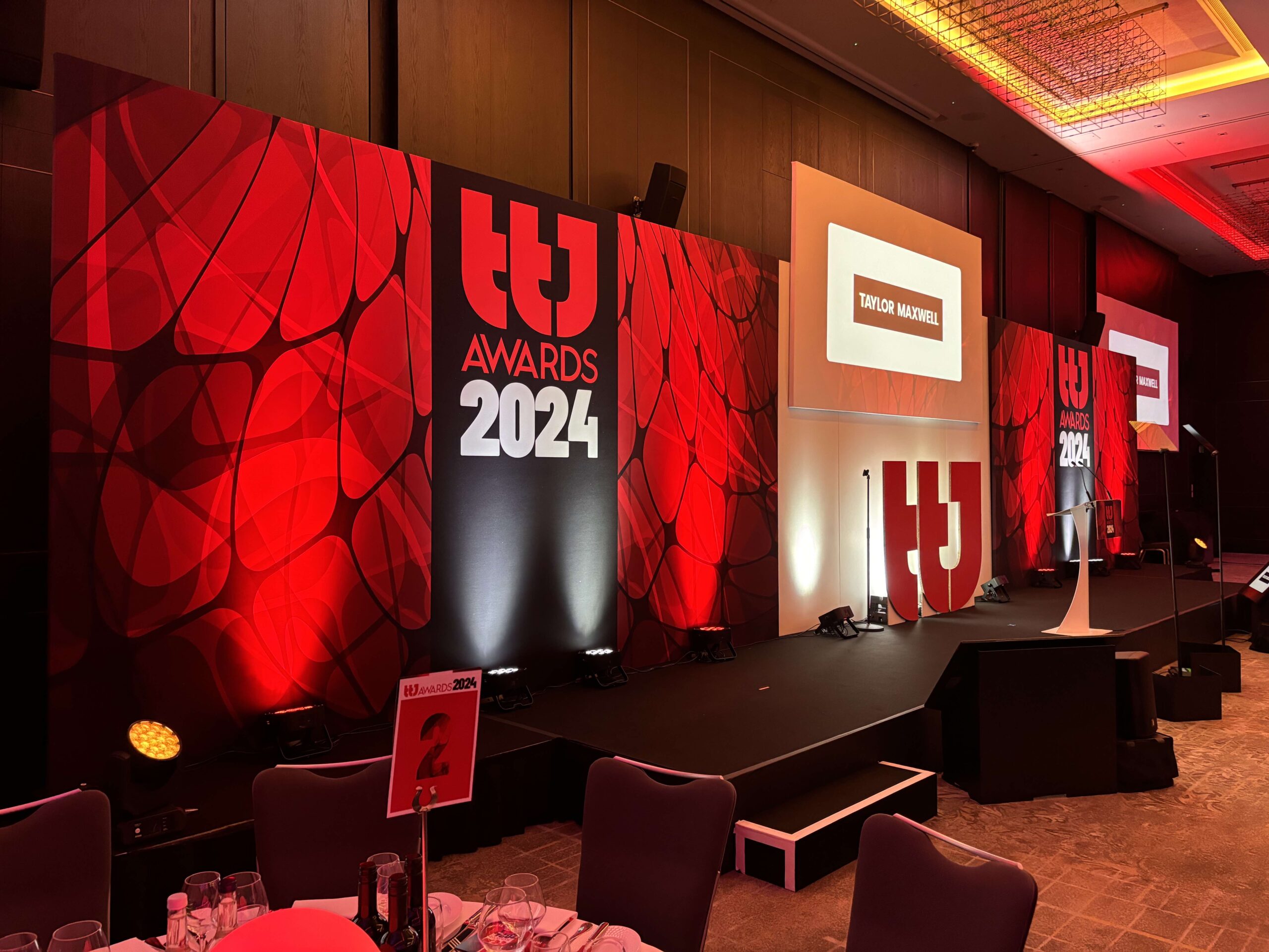 Live Events AV Setup by Paraguard AV for TTJ Awards