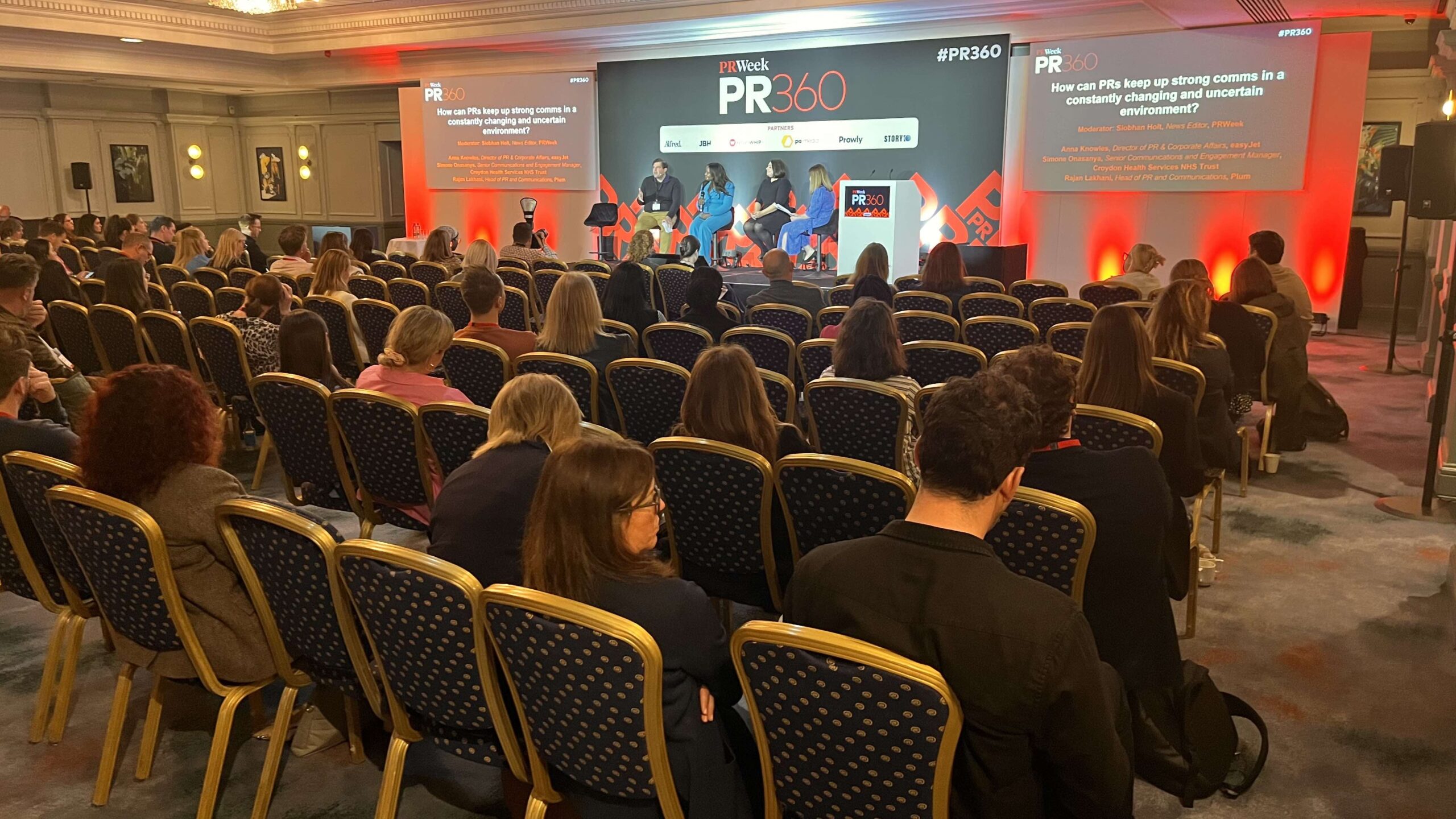 Live Events AV Setup by Paraguard AV for PR 360